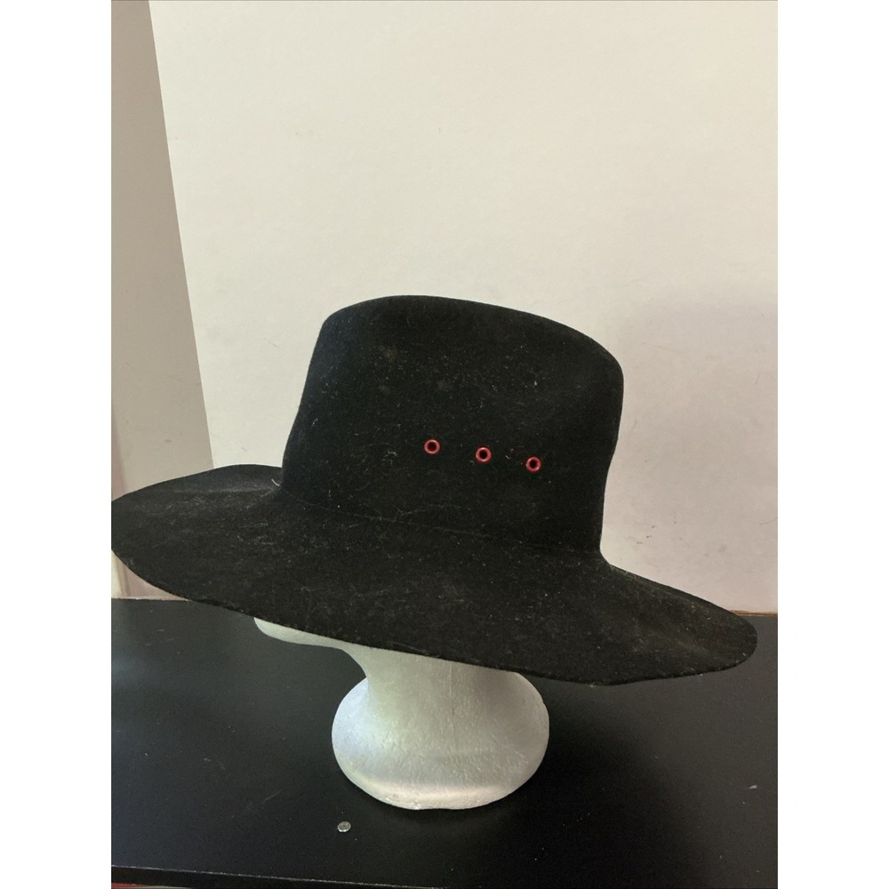 Vintage Silver Spur B Bar H Quarter Horse Wool Felt Cowboy Hat DAMAGED 21.5"
